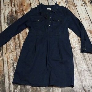 OLD NAVY Dark blue denim/jean dress